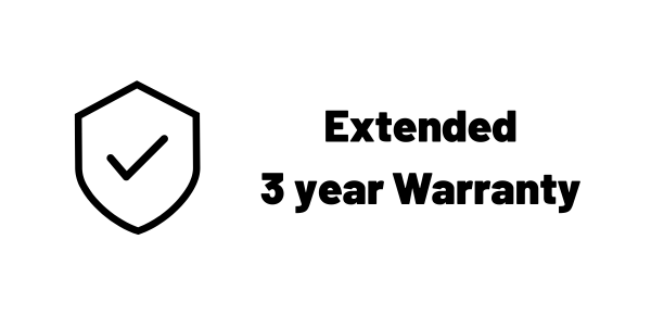 Extended 3 year warranty